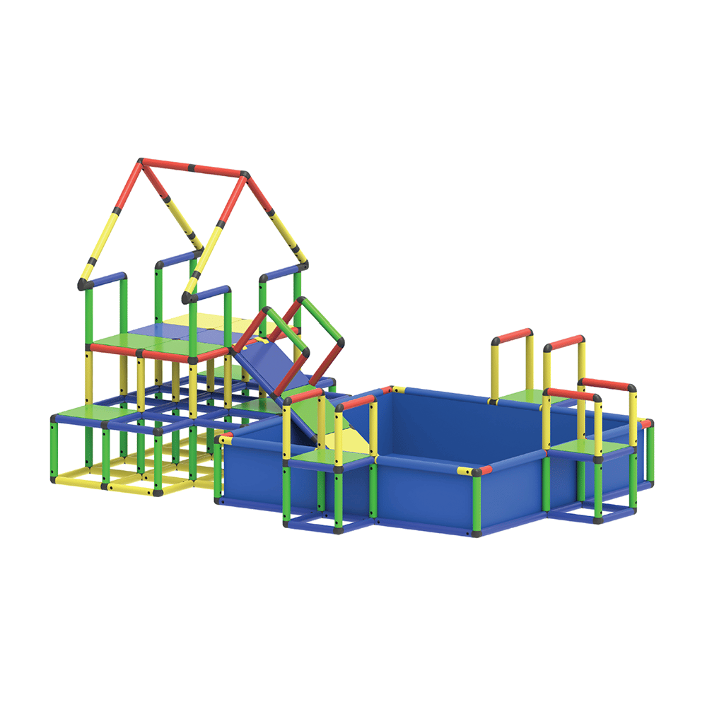Funphix Jumbo Pool / Ball Pit & Climbing Modular Playset